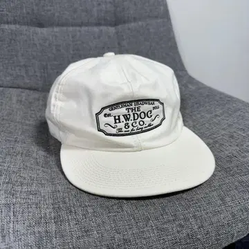 THE H.W.DOG&CO. CAP 23SS 자수 38 화이트 아메카지
