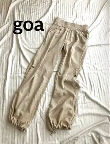 00s goa cargo pants 린넨 블렌드 Y2K 팬츠 F 사이즈