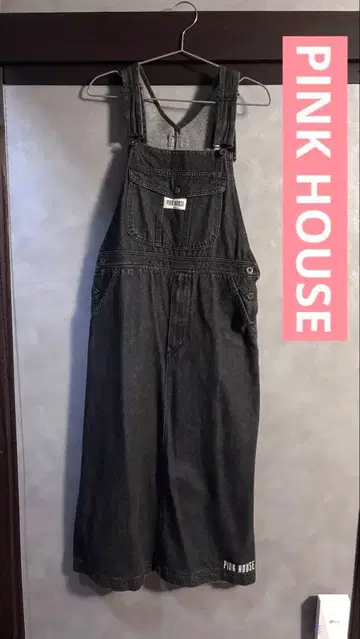 [ PINK HOUSE ] 데님 오버롤 스커트 M