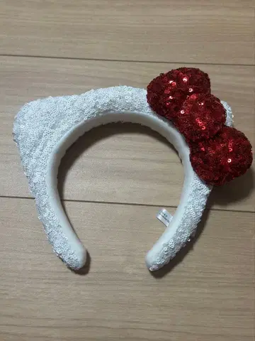 USJ 유니버셜 키티 머리띠 스팽글