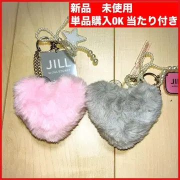 JILL by JILL STUART 복슬복슬 퍼 & 로고 참 세트