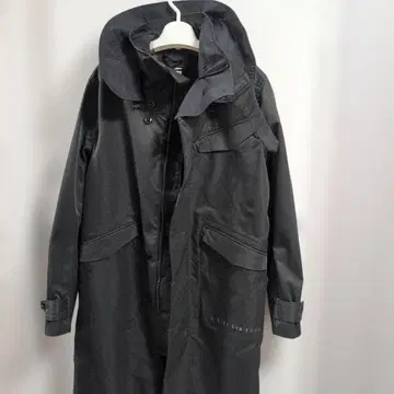 G-STAR RAW 다크 그린(카키) Belted 트렌치코트