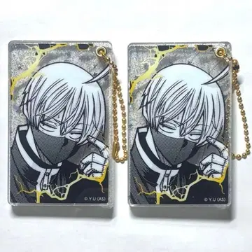 도겐 안키 슬라이드 아크릴 키링 코우고자키 진 2개 세트