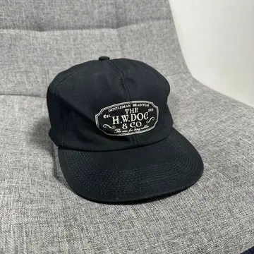 THE H.W.DOG & CO. 블랙 캡 사이즈 38