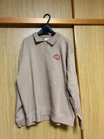 yanger Song 브라운 패치 맨투맨 L 사이즈 양거송