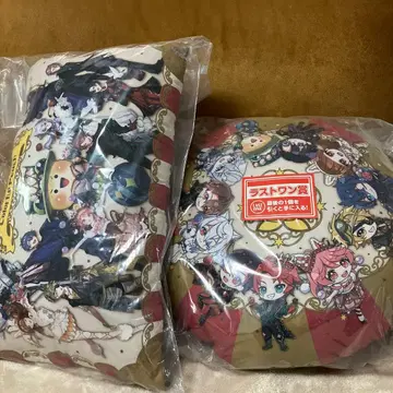 새상품 컬러풀피치 제일복권 A상 쿠션&라스트 원 라운드 쿠션 세트