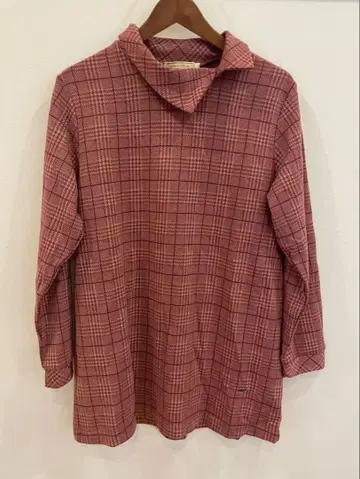 크로커다일 체크 무늬 튜닉 LL