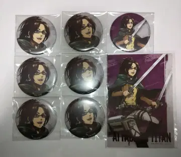 진격의 거인 Fighting ver. 캔뱃지 한지 세트