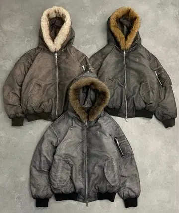 that's life 더츠라이프 MA-1 퍼 자켓 BLACK