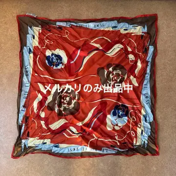 마니프리 콜라주 로즈 오렌지 스카프