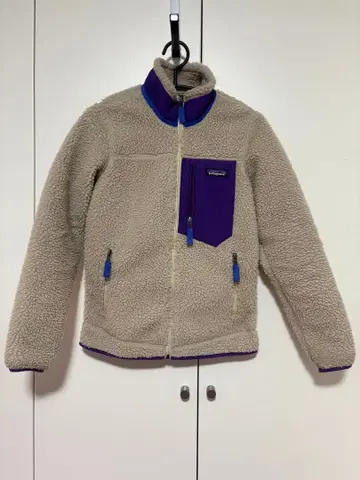 patagonia 레트로X XXS 베이지/퍼플