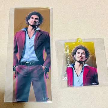 용과 같이 클리어 책갈피 아크릴 키링