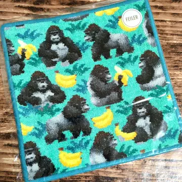 [ 완판템 ] 러브러리 바이 페이 손수건 우호호 고릴라