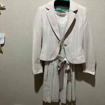 ESPRITMUR 화이트 자켓 원피스 세트 9호 사이즈 입학식