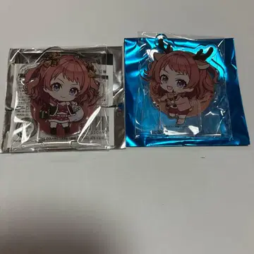 하나우미 사키 학원 마스 아크릴 스탠드 A B 2개 세트 핸즈