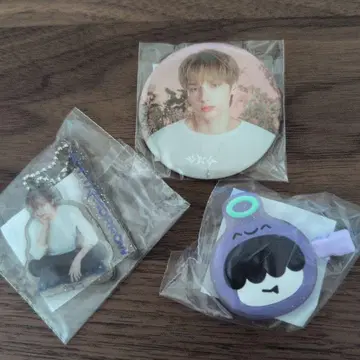 TXT 캡슐 토이 헤어 클립 캔뱃지 아크릴 키링 휴닝카이