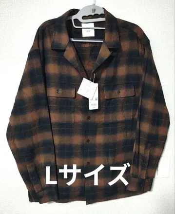 유니클로 JW ANDERSON 브러쉬드 코튼 오버 사이즈 셔츠