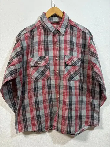 90s 파이브 브라더 헤비 플란넬 셔츠 레어 컬러 FIVE BROTHER