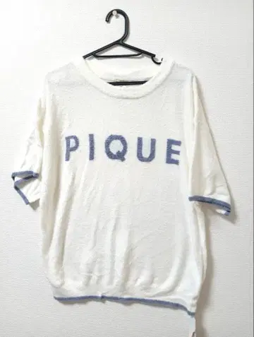 PIQUE 룸웨어 화이트/블루 F