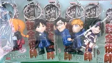 [ 초레어 ] 강철의 연금술사 피규어 키링 컴플리트 세트 전 5종