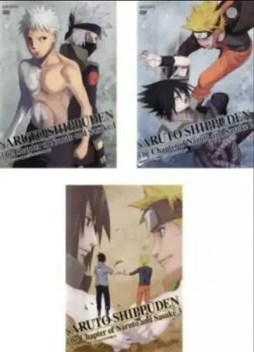 NARUTO SHIPPUDEN DVD 3장 세트