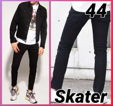 새상품급 디스퀘어드 스케이터 블랙 데님