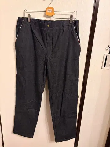 사카모토 데님 L 사이즈 일본제 속기모 인디고 청바지 일본풍 패턴