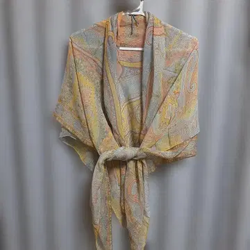 ETRO 페이즐리 무늬 다색 숄