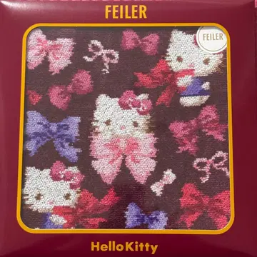 [ 미사용 새상품 ] FEILER 페이 산리오 헬로키티 손수건