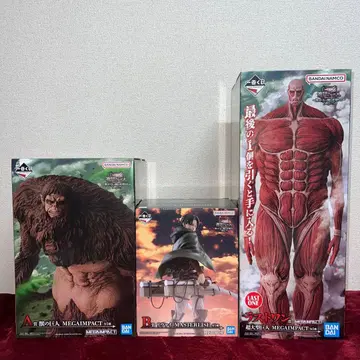 제일복권 진격의 거인 짐승 거인 초 대형 거인 리바이 세트 판매