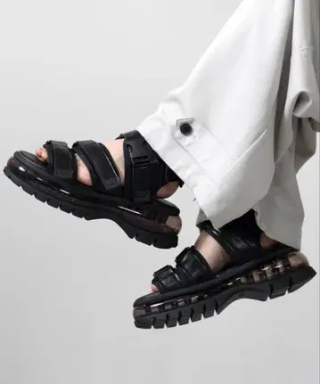 [ CLEL ] / 에어 쿠션 하이 솔 샌들