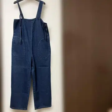 새상품 니코앤드 niko and - 오버롤 데님 와이드 팬츠 인디고