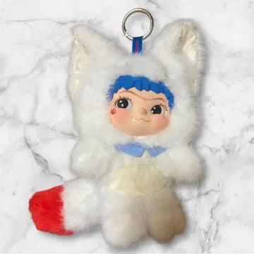 WAKUKU 와쿠쿠 키링 폭스 화이트