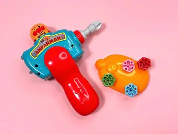 호빵맨 쿠미타테 DIY 나사나사 전동 드라이버 세트 완구