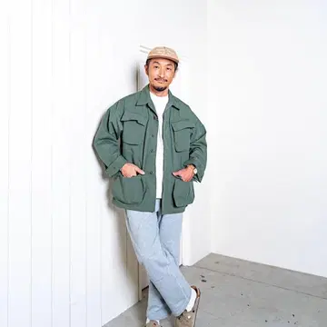 밀리터리 자켓 올리브 그린 MEDIUM-SHORT