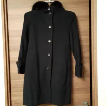 ICB 롱 코트 네이비 사이즈 6