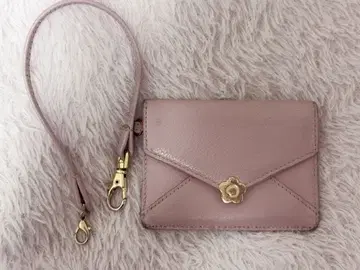 실링 데이지 레터 미니 지갑 / 마리콴트 MARY QUANT 핑크