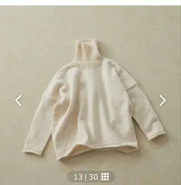 utilite / 유틸리티 / 페루 니트 풀오버 오프화이트