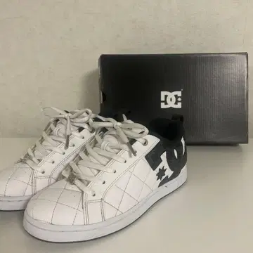 DC/화이트/스니커즈/박스 포함
