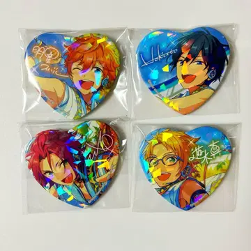 앙스타 trickstar 토루파카 캔뱃지 4개 세트