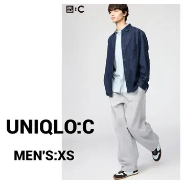 UNIQLO C / 유니클로 C 맨투맨 와이드 팬츠 XS