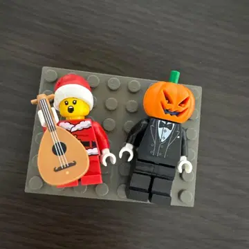 정품 LEGO 미니 피규어 산타 호박