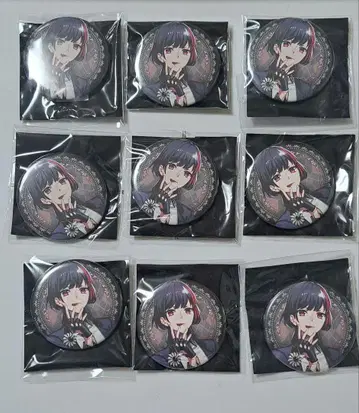 B프로 캔 배지 세트 블랙 의류 코레쿠니 류지