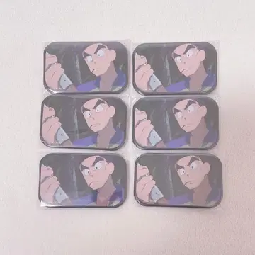 닌타마 란타로 캔뱃지 시오에 분지로 세트