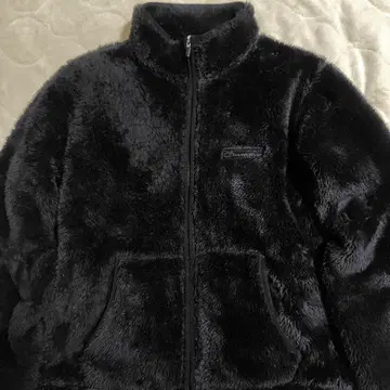 Champion 플리스 자켓 블랙