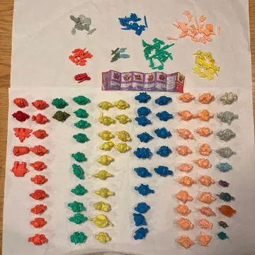 건담 지우개 86개 + 부품 다수 세트