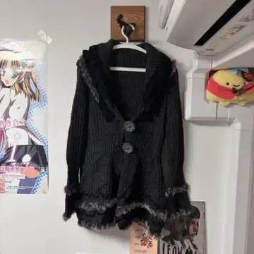 다크 코켓 페어리 그런지 가디건 코트 y2k