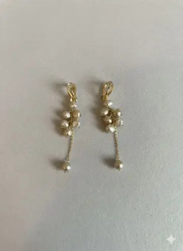 새상품급 misa kuboyama 펄 드롭 귀찌