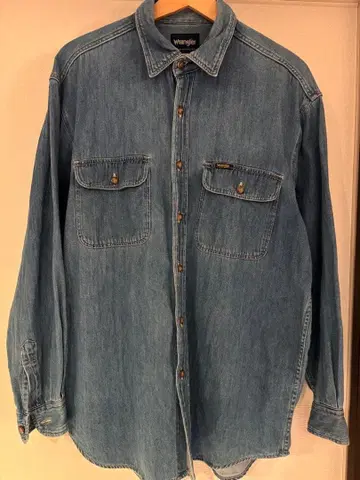 Wrangler 랭글러 인디고 바지 데님 셔츠 L