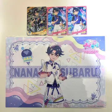 아이프리 나나우라 스바루 카드 아이프리 카페 런치 매트 4종 세트